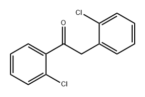 Ethanone, 1,2-bis(2-chlorophenyl)- 化学構造式
