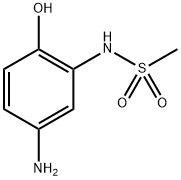 Methanesulfonamide, N-(5-amino-2-hydroxyphenyl)- Struktur