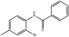 Benzamide, N-(2-bromo-4-methylphenyl)- Struktur