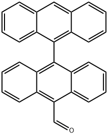 9,9'-联蒽]-10-甲醛 结构式