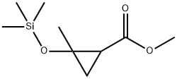 Cyclopropanecarboxylic acid, 2-methyl-2-[(trimethylsilyl)oxy]-, methyl ester Structure