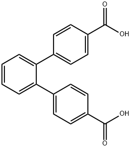 [1,1':2',1''-Terphenyl]-4,4''-dicarboxylic acid 化学構造式