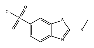 6-Benzothiazolesulfonyl chloride, 2-(methylthio)- Structure