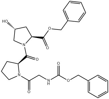 L-Proline, 4-hydroxy-1-[1-[N-[(phenylmethoxy)carbonyl]glycyl]-L-prolyl]-, phenylmethyl ester, trans- (9CI)