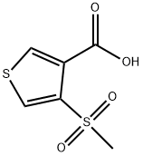 4-methanesulfonylthiophene-3-carboxylic acid,78071-36-0,结构式