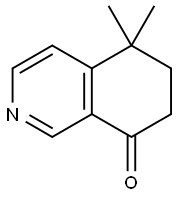 8(5H)-Isoquinolinone, 6,7-dihydro-5,5-dimethyl- 化学構造式