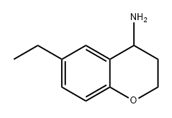 2H-1-Benzopyran-4-amine, 6-ethyl-3,4-dihydro-,780734-91-0,结构式