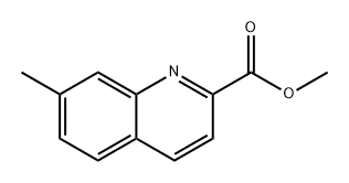 2-Quinolinecarboxylic acid, 7-methyl-, methyl ester|