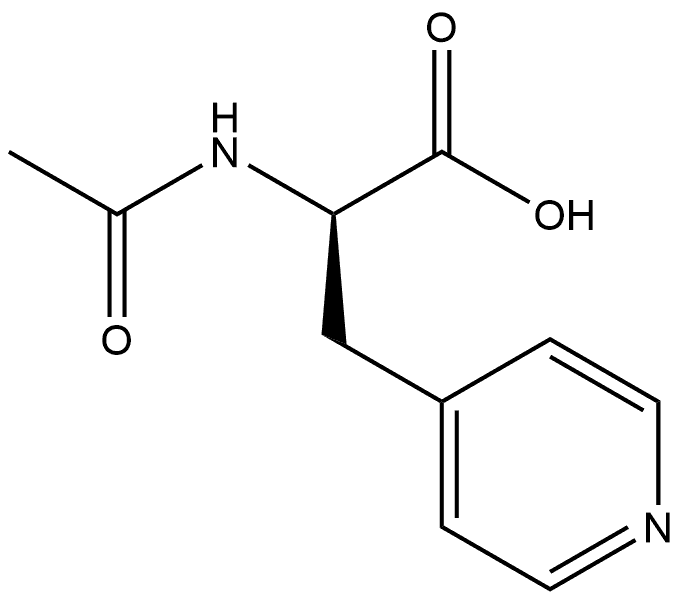 N-Ac-b-(4-Pyridyl)-R-Alanine Structure