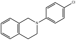Isoquinoline, 2-(4-chlorophenyl)-1,2,3,4-tetrahydro- Structure