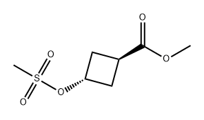 TRANS-甲基3-((甲磺酰基)氧基)环丁酯,78385-68-9,结构式