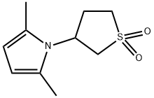 1H-?Pyrrole, 2,?5-?dimethyl-?1-?(tetrahydro-?1,?1-?dioxido-?3-?thienyl)?- Structure