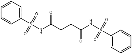 N1,N4-bis(phenylsulfonyl)-Butanediamide Structure