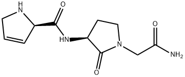 1H-Pyrrole-2-carboxamide,N-[1-(2-amino-2-oxoethyl)-2-oxo-3-pyrrolidinyl]-2,5- Structure