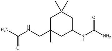 Urea, N-[3-[[(aminocarbonyl)amino]methyl]-3,5,5-trimethylcyclohexyl]- Struktur