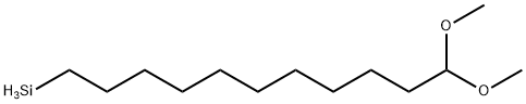 Silane, (11,11-dimethoxyundecyl)- Structure