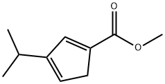 1,?3-?Cyclopentadiene-?1-?carboxylic acid, 3-?(1-?methylethyl)?-?, methyl ester Struktur
