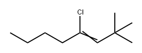 3-Octene, 4-chloro-2,2-dimethyl- Structure