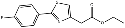 4-Thiazoleacetic acid, 2-(4-fluorophenyl)-, ethyl ester Structure