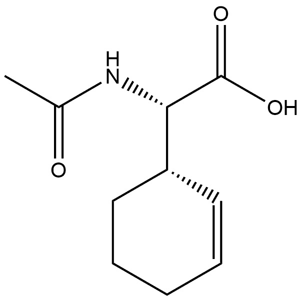 2-Cyclohexene-1-acetic acid, α-(acetylamino)-, [S-(R*,R*)]- (9CI)