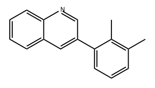 Quinoline, 3-(2,3-dimethylphenyl)- Struktur