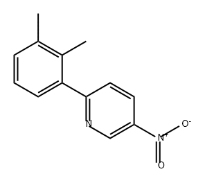 Pyridine, 2-(2,3-dimethylphenyl)-5-nitro- Structure