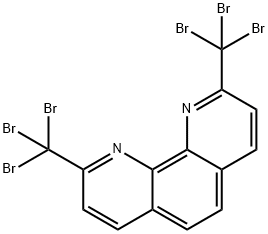 2,9-双(三溴甲基)-1,10-菲咯啉,78831-40-0,结构式