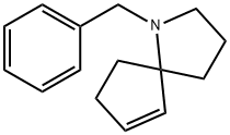 1-Benzyl-1-azaspiro[4.4]non-6-ene Struktur