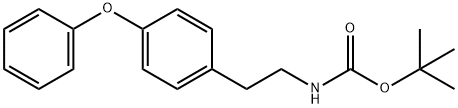 Carbamic acid, N-?[2-?(4-?phenoxyphenyl)?ethyl]?-?, 1,?1-?dimethylethyl ester,788824-72-6,结构式