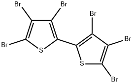 2,2'-Bithiophene, 3,3',4,4',5,5'-hexabromo- Struktur