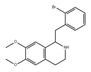 Isoquinoline, 1-[(2-bromophenyl)methyl]-1,2,3,4-tetrahydro-6,7-dimethoxy-