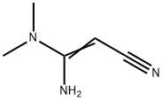 2-Propenenitrile, 3-amino-3-(dimethylamino)- Structure