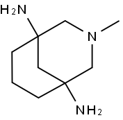 3-?Azabicyclo[3.3.1]?nonane-?1,?5-?diamine, 3-?methyl- Structure