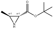 2-?Aziridinecarboxylic acid, 3-?methyl-?, 1,?1-?dimethylethyl ester, (2R,?3S)?-?rel- Structure