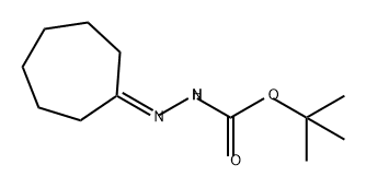 Hydrazinecarboxylic acid, 2-cycloheptylidene-, 1,1-dimethylethyl ester