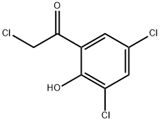 Ethanone, 2-chloro-1-(3,5-dichloro-2-hydroxyphenyl)- 化学構造式