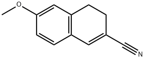 2-Naphthalenecarbonitrile, 3,4-dihydro-6-methoxy- Struktur