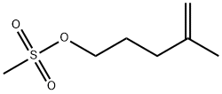 4-Penten-1-ol, 4-methyl-, 1-methanesulfonate Structure