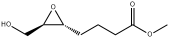 2-Oxiranebutanoic acid, 3-(hydroxymethyl)-, methyl ester, (2R,3R)- Structure