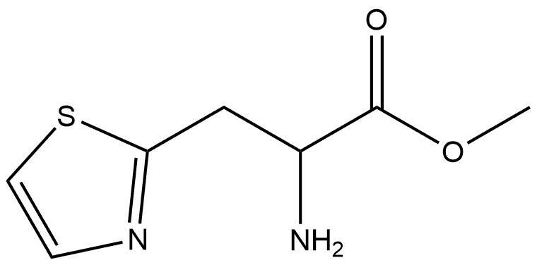 Methyl 2-amino-3-(1,3-thiazol-2-yl)propanoate Struktur