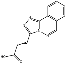 3-{[1,2,4]triazolo[3,4-a]phthalazin-3-yl}prop-2-enoic acid 化学構造式