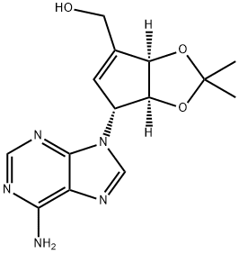 4H-Cyclopenta-1,3-dioxole-6-methanol, 4-(6-amino-9H-purin-9-yl)-3a,6a-dihydro-2,2-dimethyl-, (3aS,4R,6aR)-