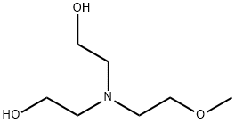 Ethanol, 2,2'-[(2-methoxyethyl)imino]bis- 化学構造式