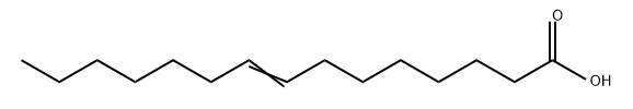 8-Pentadecenoic acid Structure