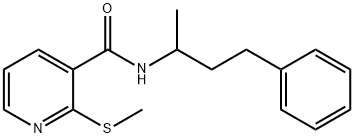 2-(methylsulfanyl)-N-(4-phenylbutan-2-yl)pyridine3-carboxamide,794537-27-2,结构式