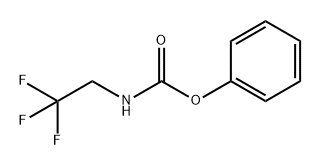 Carbamic acid, (2,2,2-trifluoroethyl)-, phenyl ester (9CI) Structure