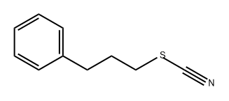 Thiocyanic acid 3-phenylpropyl ester Structure