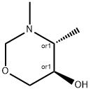 2H-?1,?3-?Oxazin-?5-?ol, tetrahydro-?3,?4-?dimethyl-?, (4R,?5R)?-?rel- Struktur