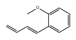 Benzene, 1-(1E)-1,3-butadien-1-yl-2-methoxy- Structure