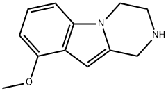 9-甲氧基-1,2,3,4-四氢吡嗪[1,2-A]吲哚, 796069-34-6, 结构式
